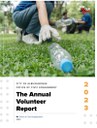Office of Civic Engagement Annual Volunteer Report 2023 Cover