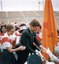 John F. Kennedy at University Stadium