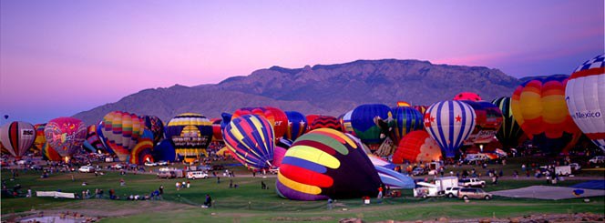 Balloon Fiesta Sunset