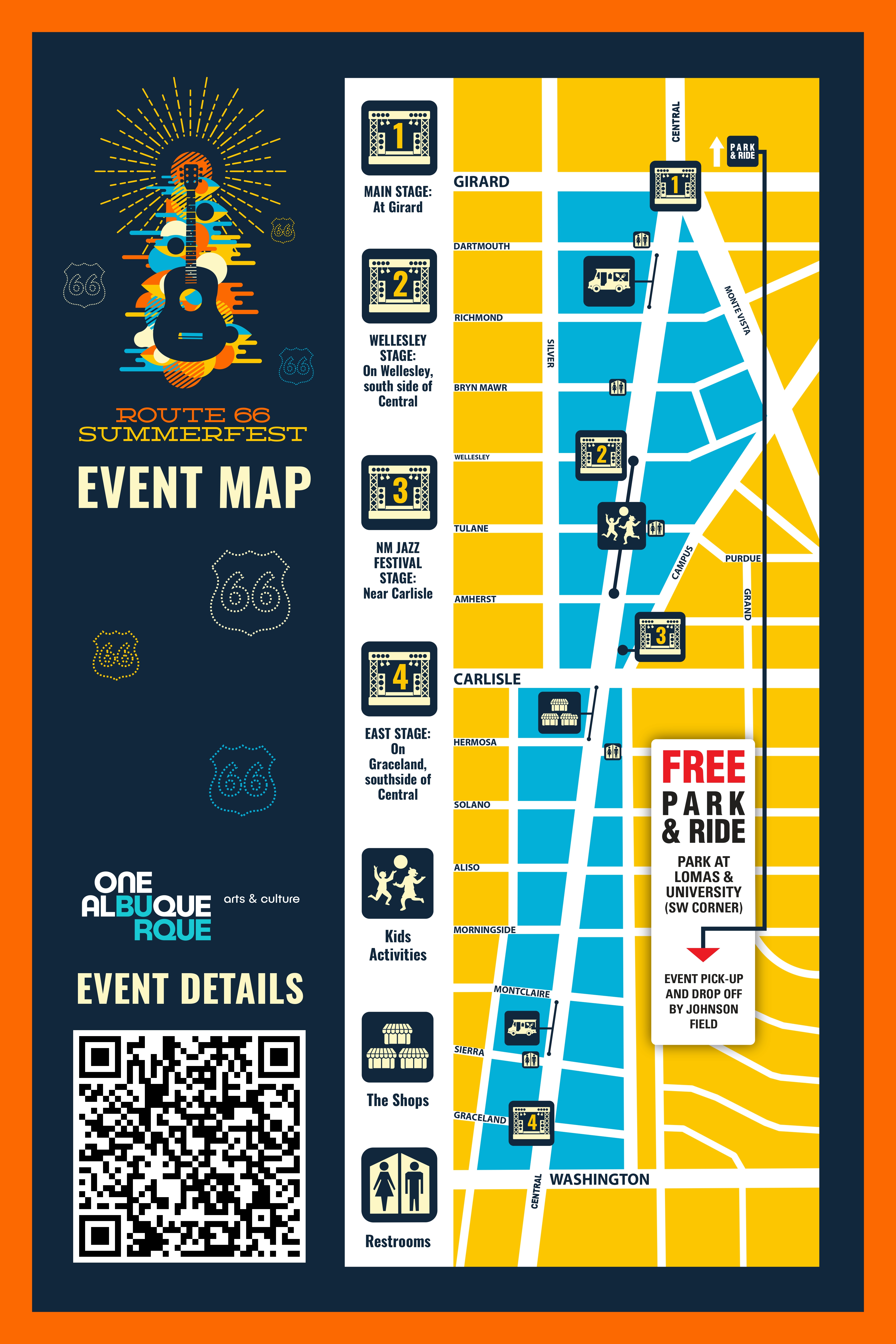 2024 Route 66 Summerfest Map