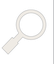 Magnifying Glass Icon with Divider Line