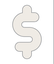 Money Icon with Line