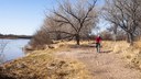 Biking Dirt Trail Rio Grande Section Highlight Block