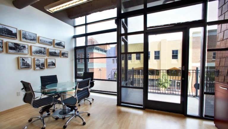 Conference Room with Windows Section Block