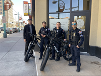 APD Downtown Police Augment Patrols with New E-powered Police Cycles