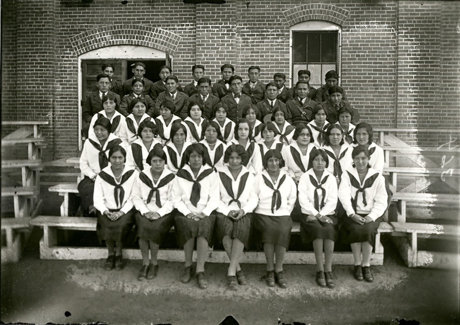 Albuquerque Indian School Class Portrait City Of Albuquerque