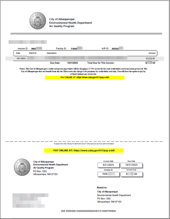 EHD Invoices Issued Prior to Jan 27 2025