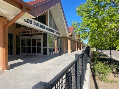 Front entrance of Los Duranes Community Center