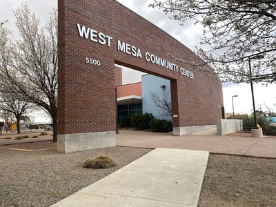 Entrance of West Mesa Community Center