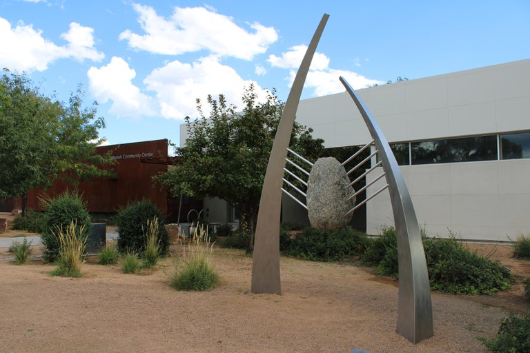 Entrance to Jeanne Bellamah Community Center