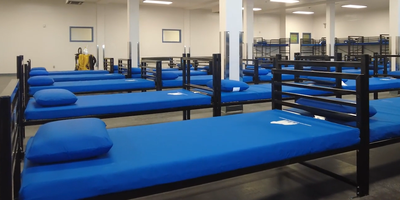 Photo of blue beds at Renovated Gateway west