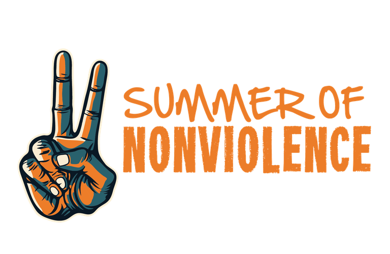 Summer of Nonviolence Logo White