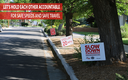 Vision Zero Slow Down Signs