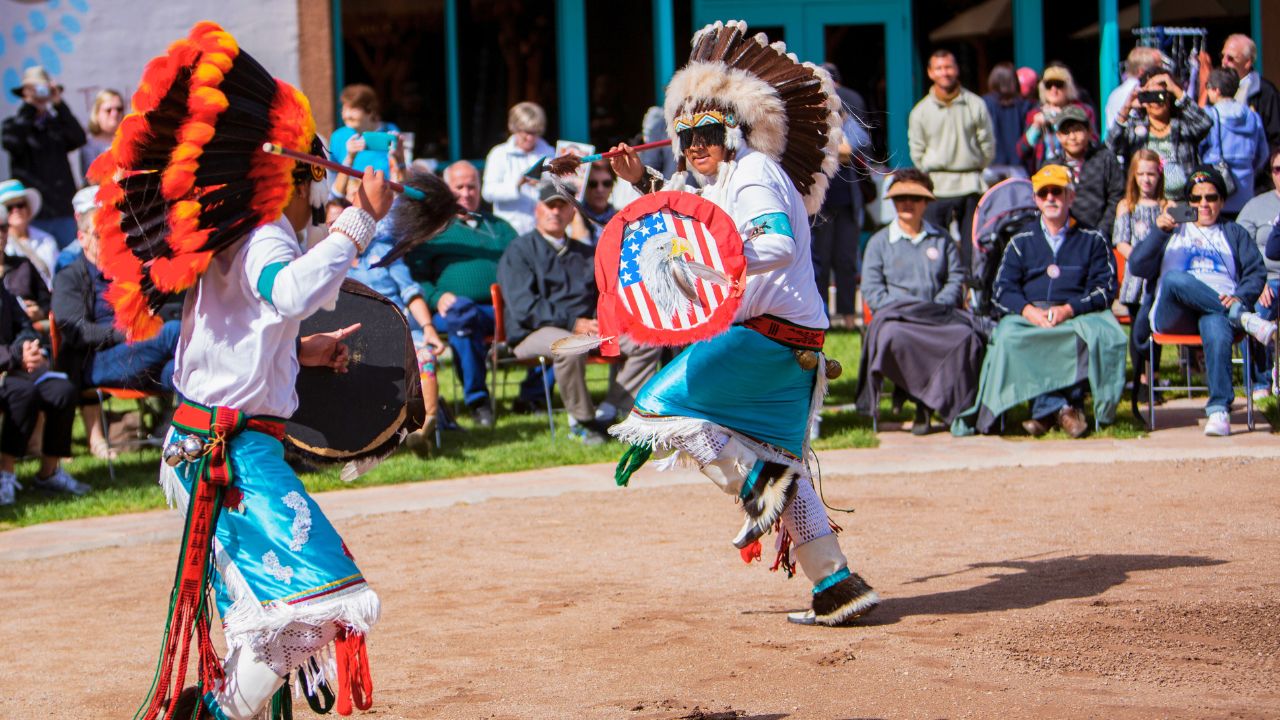 A photo of a group of people from the Native American Commission.