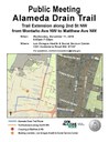 Map Alameda Drain Trail Public Meeting Flyer - December 2019