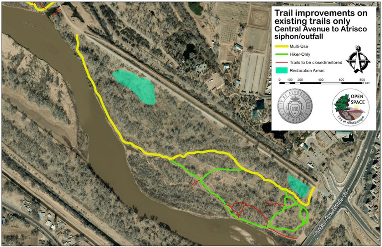 Map: Alternative 1 - Central to Outfall