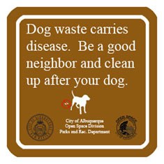 Clean Up After Your Dog Sign.