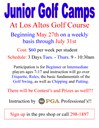 Flyer Los Altos Golf Camp May 2014