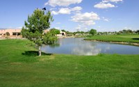 The pond at Ladera Golf Course.