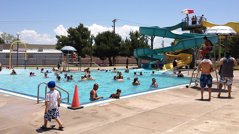 Pools and Splash Pads Section Block