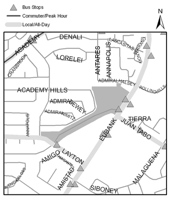 Map of Academy Hills Park