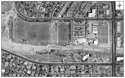 Arroyo del Oso Park Satellite Image