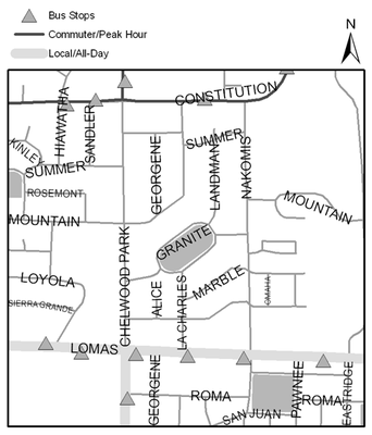 Map of Bianchetti Park