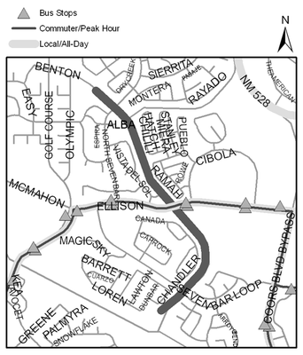 Map of Black Arroyo Trail