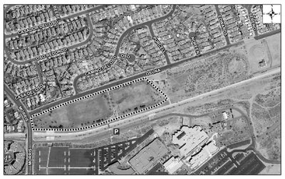 El Oso Grande and Bear Canyon Trails Satellite Image