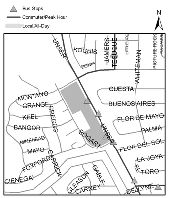 Map of Santa Fe Village Park 