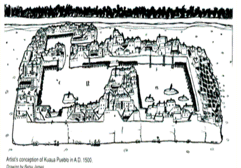 Conceptual Pueblo Drawing