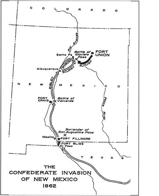 Confederate Invasion of NM 1862