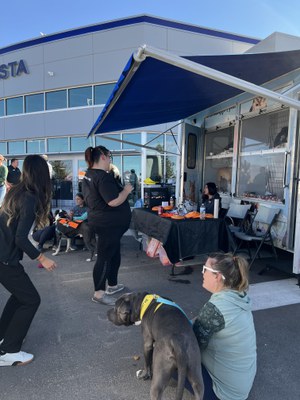 Lucky Paws Adoption Van is on the Move with Adoptable Pets - PetSmart (Mercantile)