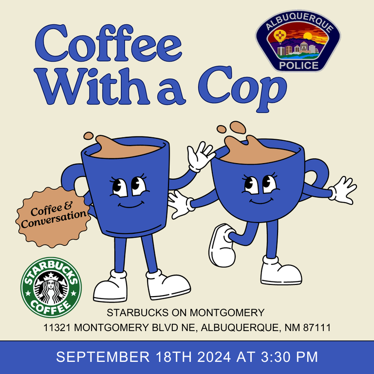 Foothills Coffee with a Cop September 2024