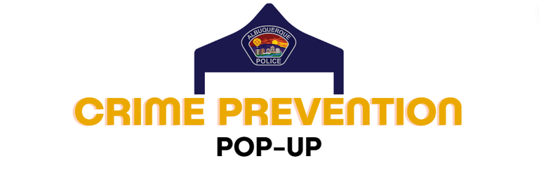 Crime Prevention Pop-Up LOGO