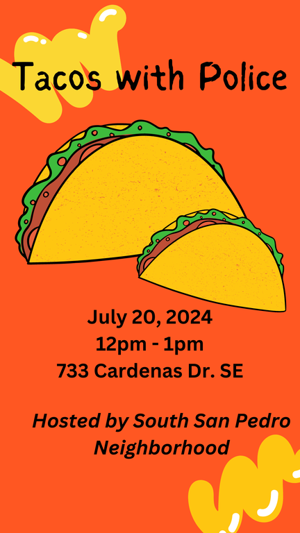 Tacos with Police July 2024