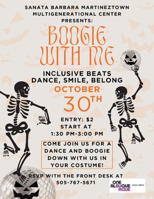 Inclusive Beats Halloween Dance