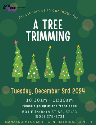 Tree Trimming Party