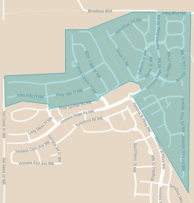 Map of Friday recycling route 17.