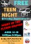Teen Night 2019 Night of the Flying Drones Flier