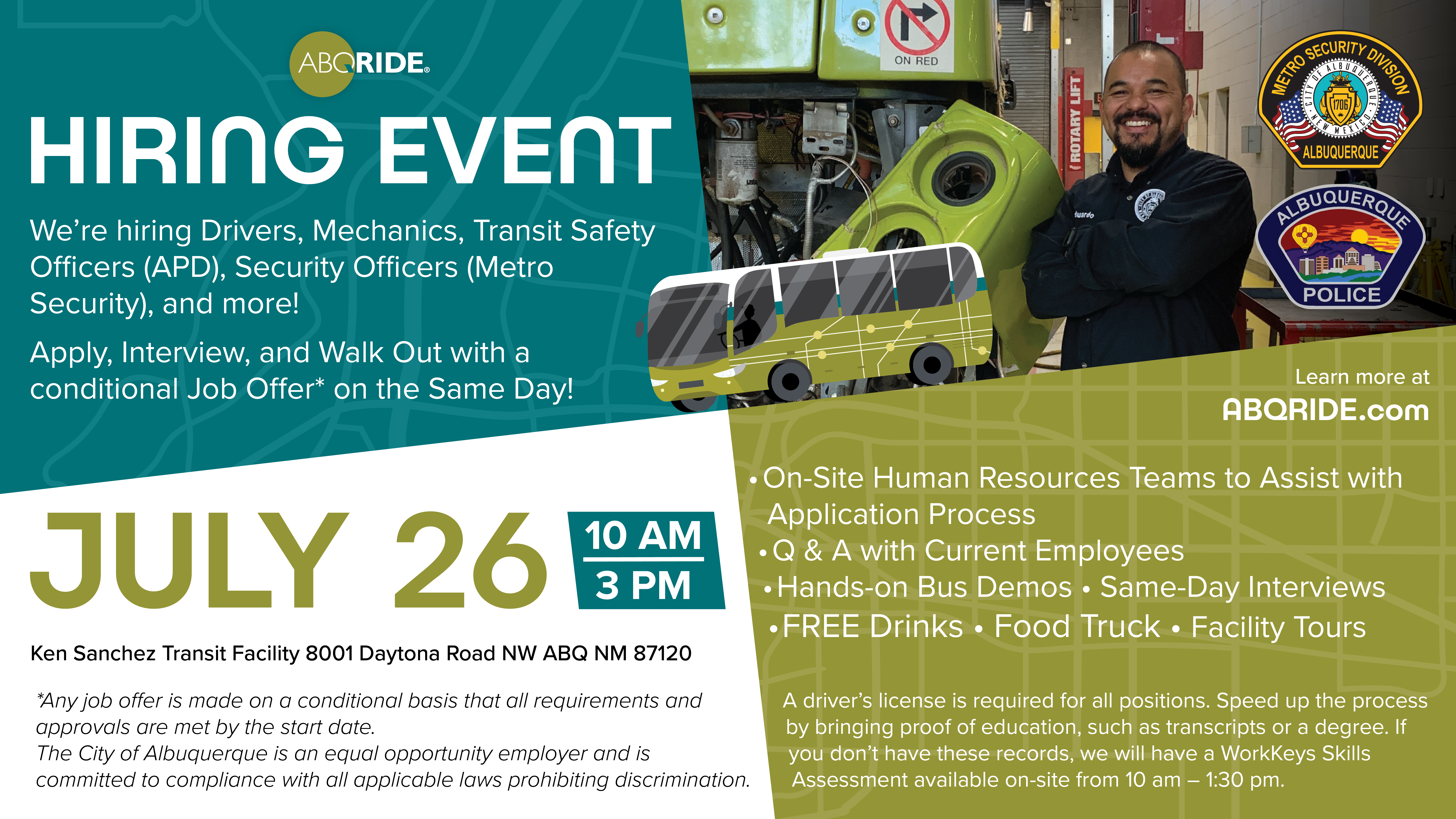 Transit Hiring Event